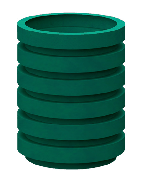 Fann FS 8 elevation bumpers 8 rings - Image 2