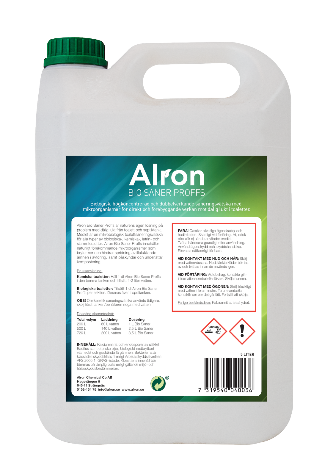 Alron Bio sanér 5 liter - Bild 2