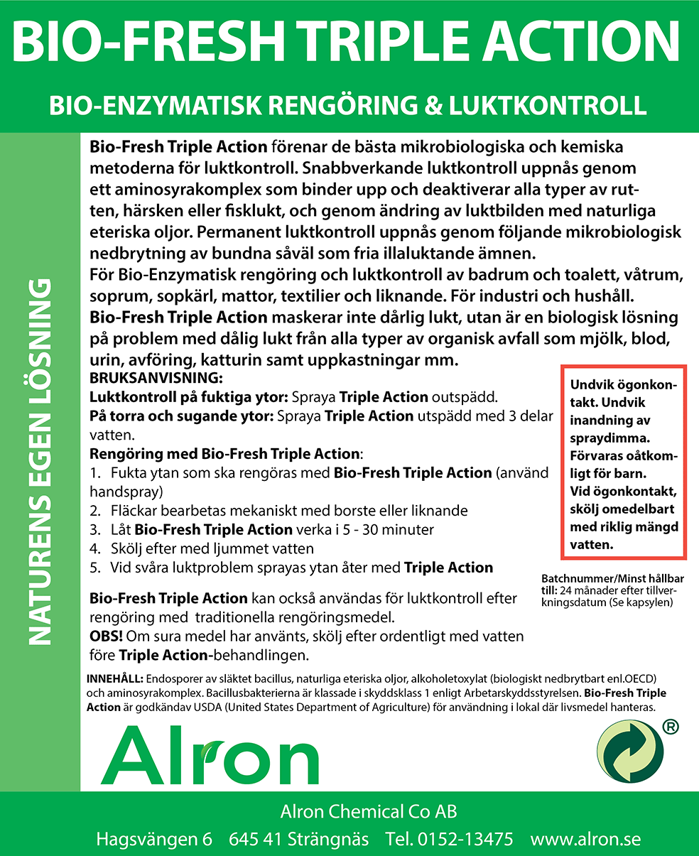 Alron Bio Fresh Triple Action 1 liter - Bild 3