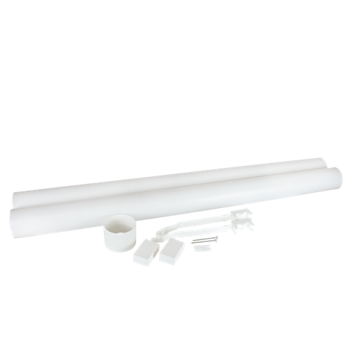 Ventilation pipe Separett Ø75 mm 2×1 m - Image 2