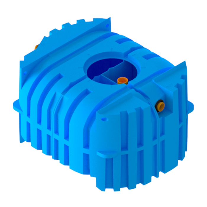 FANN Blue 2200L trekammarbrunn, endast tank - Bild 2