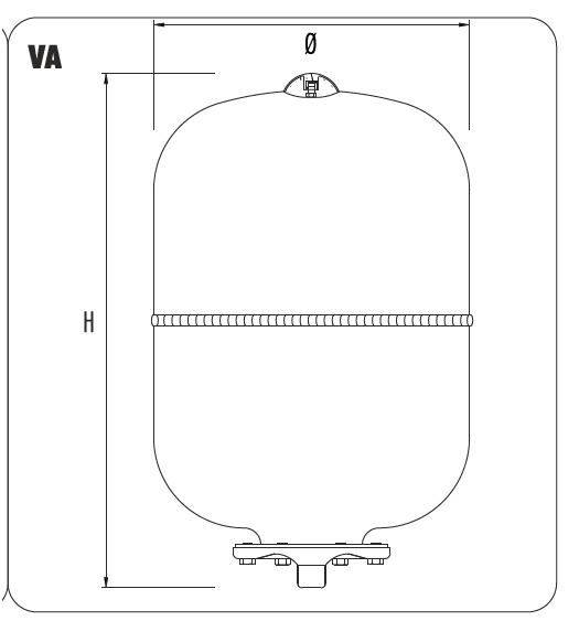 Aquasystem VA5 Hydropress tank 5 l - Bild 3