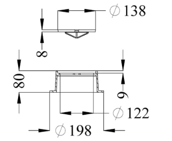 Lättbetäckning sil rund 150 - Bild 3