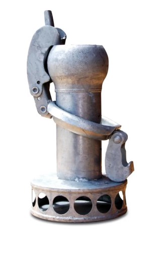 Bauer Sil stål galvaniserad 108 mm hane