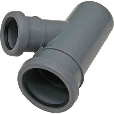 Branch pipe 75x50x45° 2 sleeve - Image 2