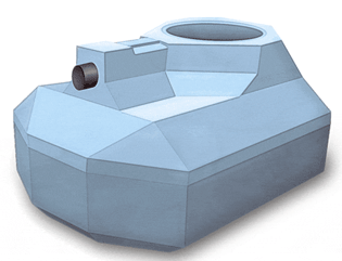 FANN SA 900 tank utan hals och lock - Bild 2