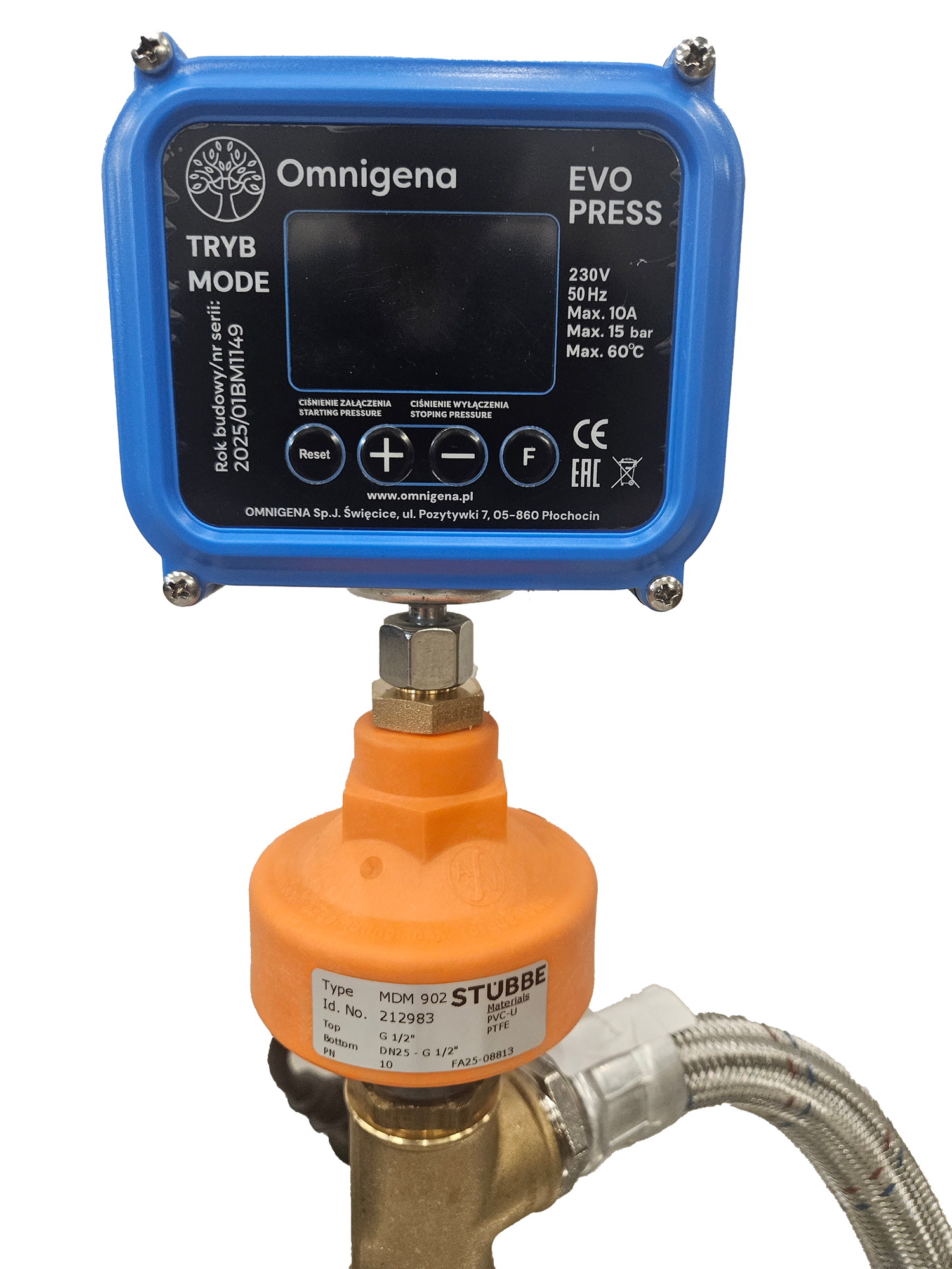 PUMPAUTOMAT SALTVATTEN MSP INOX PREMIUM 130, 100 L trycktank - Bild 3