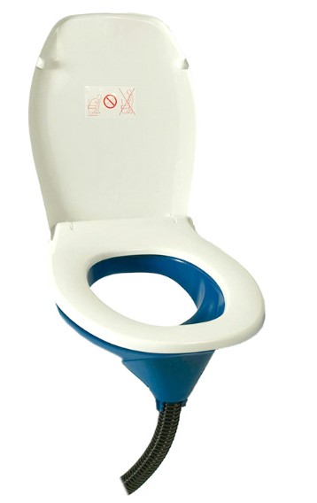 SEPARETT DRY TOILET 501 WITH PLASTIC SEAT BLUE - Image 3
