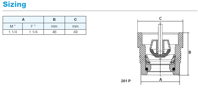 Backventil G32 Flygt - Bild 3