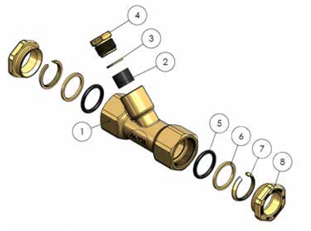 Y-koppling för värmekabel 25mm - Bild 2