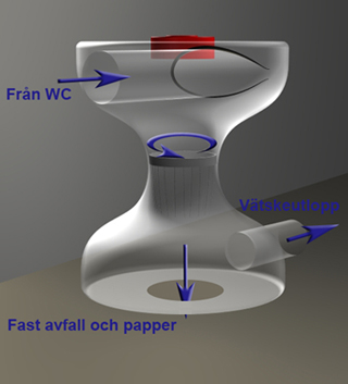 Aquatron standard separator med 50mm utlopp nedåt - Bild 2