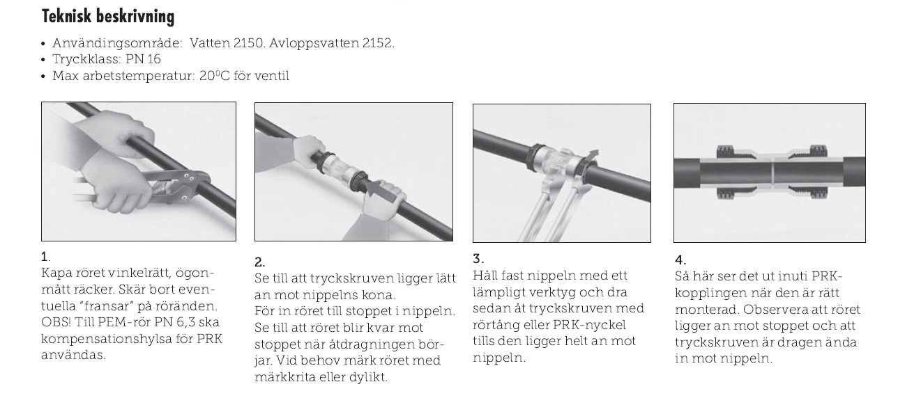 Servisventil PRK 25, Esco Typ S-2150, dricksvatten - Bild 2