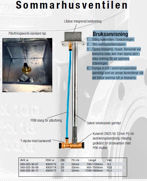 Service paket Dim: 32 mm H: 1100-1900mm - Bild 3