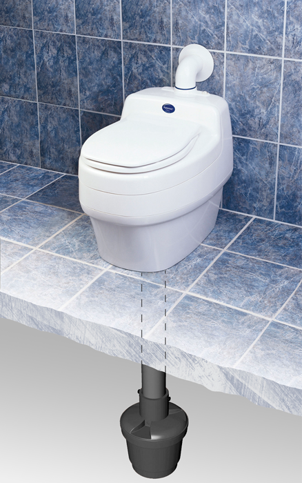 Leisure toilet Separett villa for external latrine tank 12/230 Volt - Image 2