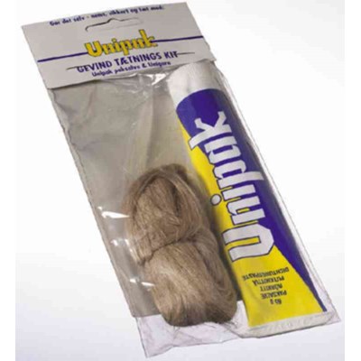 UNIPAK THREAD SEALANT KIT 65GR PIPE PUTTY & FLAX - Image 2