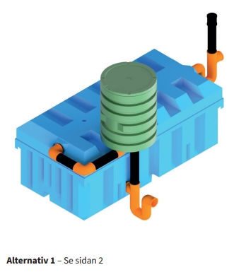 Uppgradering av befintlig FANN Biobädd med kolfilter - Bild 3