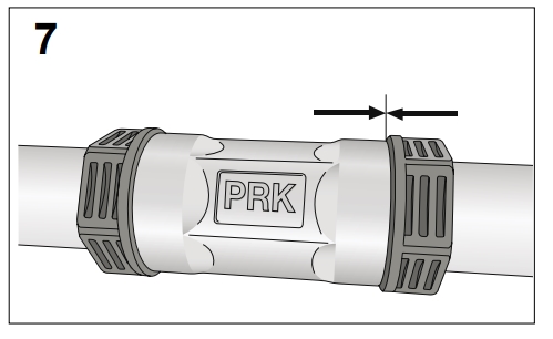 TA 420 Kompensationshylsa För PEM-rör 32mm, PN 10/12 (blå) - Bild 2