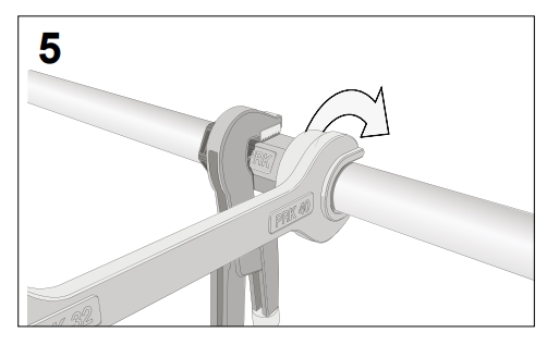 TA 420 Kompensationshylsa För PEM-rör 32mm, PN 10/12 (blå) - Bild 5