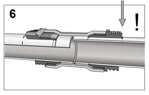 TA 420 Kompensationshylsa För PEM-rör 25mm, PN 10/12 (blå) - Bild 2