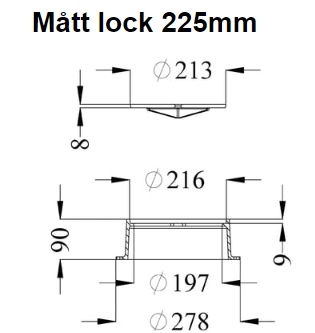 Lättbetäckning sil rund 225 - Bild 2