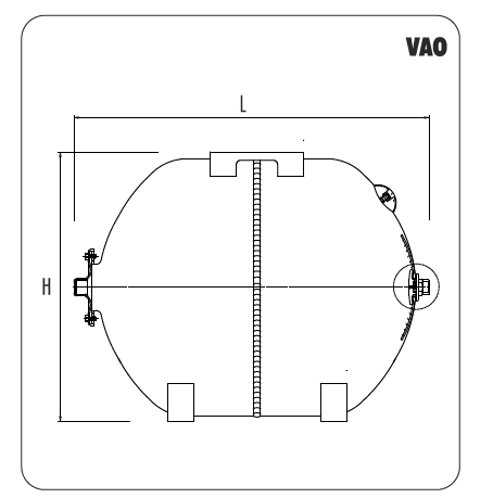 Aquasystem VAO80 Hydropress tank 80 l - Bild 3