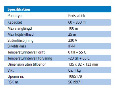 Uponor fosforfälla Clean Easy Pump (DPT-BC) - Bild 3