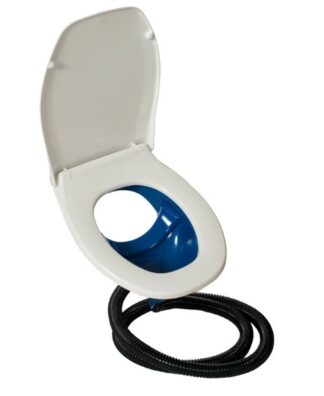 SEPARETT DRY TOILET 501 WITH PLASTIC SEAT BLUE