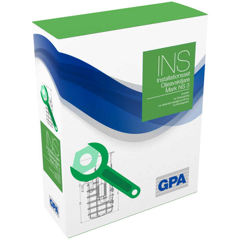 GPA komplett installationsset oljeavskiljarpaket NS 3 frakt tillkommer