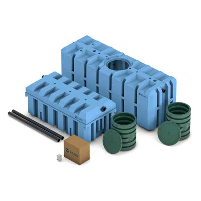 Fann IN-DRÄN Biobädd 5, WC + BDT, hög skyddsnivå