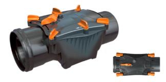 Redi backventil dubbel klaff 110