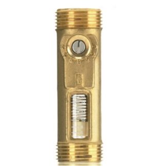 Strypventil med inbyggd flödesmätare