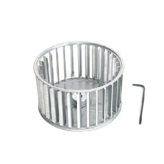 Incino Stainless steel fan wheel, diameter 13.2 cm.