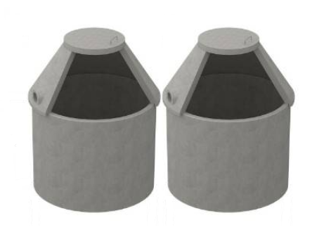 Tranåsbrunnen XL concrete closed tank 14.8 m³