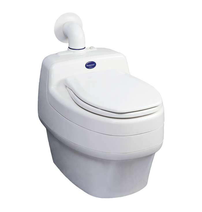 Leisure toilet Separett villa for external latrine tank 12/230 Volt