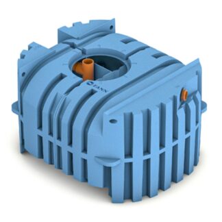 FANN Blue 2200L trekammarbrunn, endast tank