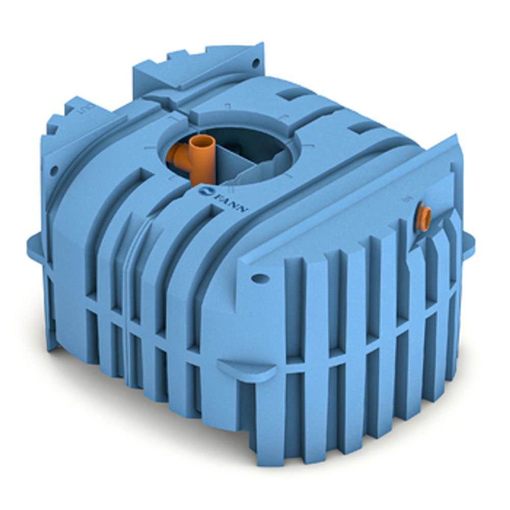 FANN Blue 2200L trekammarbrunn, endast tank