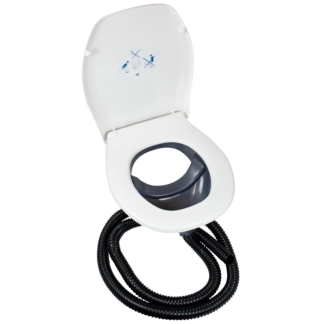 SEPARETT DRY TOILET 501 WITH PLASTIC SEAT GRAY