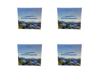 Avloppscenter förbränningspåsar 2000st