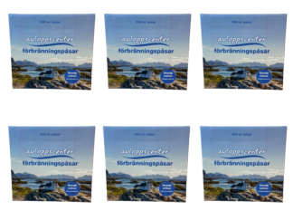 Avloppscenter förbränningspåsar 3000st