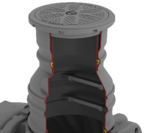 Eneka Teleskopschakt 750 - 1000 mm