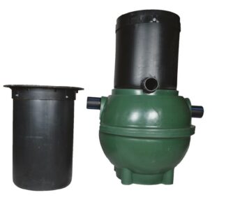 Rotomon Oljeavskiljare klass2 0,4 l/s inkl. stos, tätt lock gjutjärn 5t