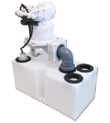 Jets Gråvattentank 12l, CVS med flottör för luftning ovan tak