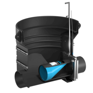 WaStop Access backventil 125mm