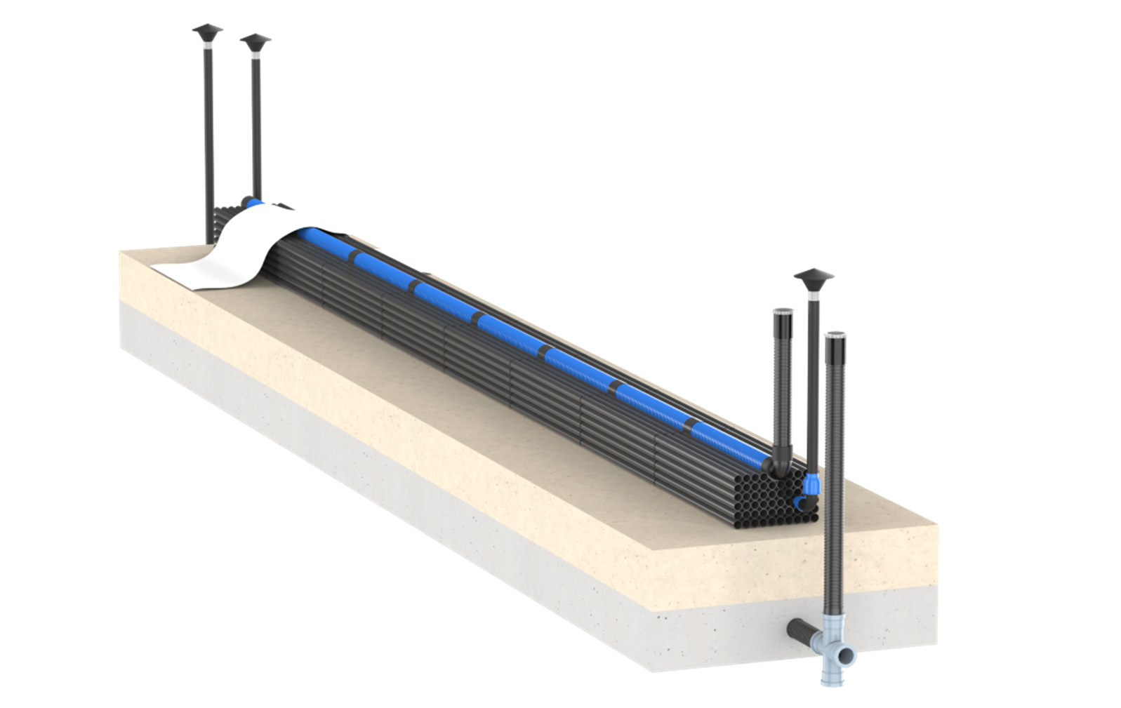 AC biomodulpaket markbädd 14 m2