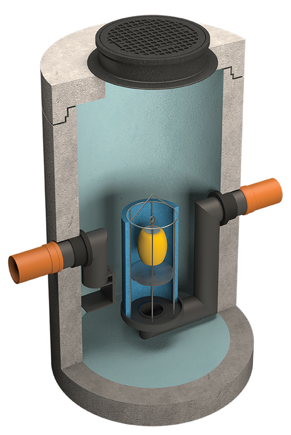 NIXOR oljeavskiljare 3/600 betong