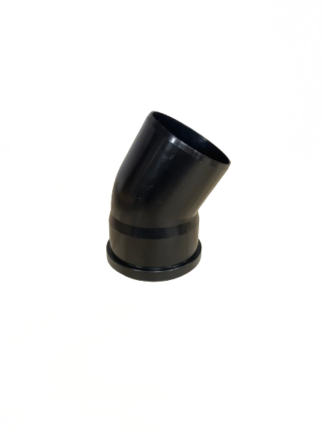 Ground bend 110x30° 1 sleeve Black