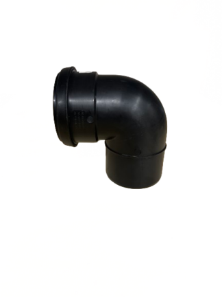 Ground bend 110x90° 1 sleeve Black