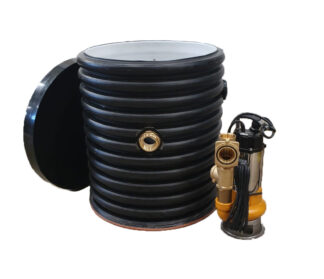 AC Pumpstation 75cm Vortexpump 1-fas