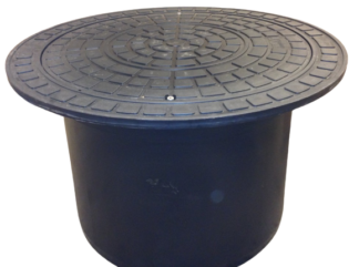 Change from plastic lid to telescopic lid