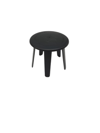 Ventilation hood 75mm black